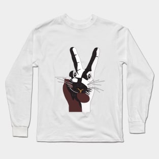 Rabbit Hand Long Sleeve T-Shirt